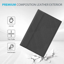 Load image into Gallery viewer, ProElite TouchPad Keyboard case for Apple iPad (A16) 11th/10th Gen 2025/2022 with Pen Holder, Magnetic Detachable Wireless Bluetooth TouchPad Keyboard Built-in 7-Colors Backlit, Carbon Black
