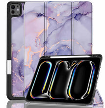 Load image into Gallery viewer, ProElite Case Cover for iPad Pro 11 inch 2024/2025 M4/M5 5th/6th Gen Cover, Pencil Case for iPad Pro 11 M4/M5 with Pencil Holder, Auto Sleep Wake [Soft Flexible Case] Recoil Series - Marble Purple
