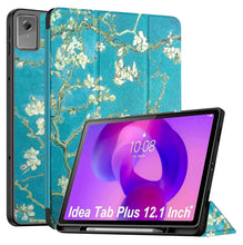 Load image into Gallery viewer, ProElite Cover for Lenovo Idea Tab Plus 12.1 inch 2025 case Cover, Soft Flexible Flip Case Cover for Lenovo Idea Tab Plus 12.1 inch 2025 [Recoil Series] - Flowers

