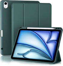 Load image into Gallery viewer, ProElite Case for for Apple iPad Air 11" M4/M3/M2 2026/2025/2024, Air 5th/4th Gen 10.9" Pencil Cover for iPad Air [Auto Sleep/Wake Cover] [Pencil Holder] [Soft Flexible Case] Recoil Serie, Dark Green

