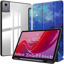 Load image into Gallery viewer, ProElite Cover for Lenovo idea Tab 11 inch 2025, Smart Flip Case Cover for Lenovo idea Tab 11 inch 2025 with Pen Holder, Stars [Transparent Back]
