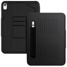 Load image into Gallery viewer, ProElite Cover Case for iPad (A16) 11th/10th Generation (2025/2022) Case, Smart Magnetic Shockproof Protective Case with 5 Stable Stands with Pencil Holder for Apple iPad 11th/10th Gen, Black
