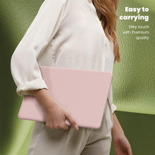 Load image into Gallery viewer, ProElite Case for MacBook Air 13.6 inch Case 2022 2023 2024 2025 Release M4/M3 A3113 M2 A2681 with Touch ID, Slim Leather case with Foldable Stand, Pink
