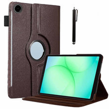 Load image into Gallery viewer, ProElite Cover for Galaxy Tab A11 8.7 inch /A9 8.7&quot; Case Cover, 360 Rotatable Smart Flip Case Cover for Galaxy Tab A9/A11 8.7 inch Tablet with Stylus Pen, Brown

