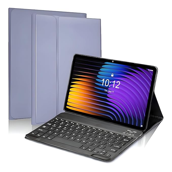 ProElite Keyboard case for Mi Pad 7/7 Pro 11.2 inch, Magnetic Detachable Wireless Bluetooth Keyboard Mi Pad 7/7 Pro 11.2 inch, Lavender