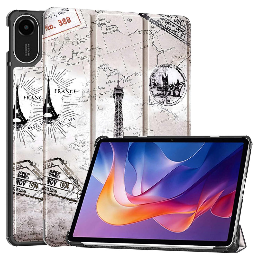 ProElite Case Cover for Xiaomi Redmi Pad 2 11 inch Case, Slim Trifold Flip case Cover for Xiaomi Redmi Pad 2 11 inch Tablet [Auto Sleep Wake Feature], Eiffel