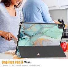 Load image into Gallery viewer, ProElite Case Cover for OnePlus Pad 3 13.2 inch 2025 Case, Slim Trifold Flip case Cover for OnePlus Pad 3 13.2 inch 2025 Case Tablet [Auto Sleep Wake Feature], Marble Green
