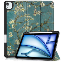 Load image into Gallery viewer, ProElite Case Cover for Apple iPad Air 13 M3/M2 2025/2024 &amp; Pro 12.9 inch Cover, Pencil Case for iPad Air 13 M3/M2 &amp; Pro 12.9 with Pencil Holder [Soft Flexible Case] Recoil Series - Flowers
