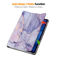 Load image into Gallery viewer, ProElite Cover for Lenovo Yoga Tab Plus 12.7 inch 2025 Cover Case, Sleek Smart Flip Case Cover for Lenovo Yoga Tab Plus 12.7 inch 2025 [Support Auto Sleep Wake], Marble Purple
