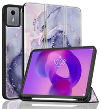 Load image into Gallery viewer, ProElite Cover for Lenovo idea Tab 11 inch 2025 case Cover, Soft Flexible Flip Case Cover for Lenovo idea Tab 11 inch 2025 with Pen Holder [Recoil Series] - Marble Purple
