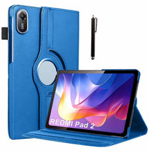 Load image into Gallery viewer, ProElite Cover for Xiaomi Redmi Pad 2 11 inch Case Cover, 360 Rotatable Smart Flip Case Cover for Xiaomi Redmi Pad 2 11 inch Tablet with Stylus Pen, Dark Blue
