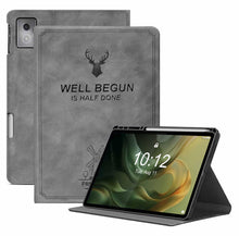 Load image into Gallery viewer, ProElite Case Cover for Motorola Pad 60 Neo 11 inch 2025 Case, Deer Flip case Cover for Motorola Pad 60 Neo 11 inch 2025 Case with Pen Holder [Auto Sleep Wake Feature], Grey
