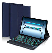 Load image into Gallery viewer, ProElite TouchPad Keyboard case for OnePlus Pad Lite 11 inch, Magnetic Detachable Wireless Bluetooth TouchPad Keyboard for OnePlus Pad Lite 11 inch Built-in 7-Colors Backlit, Dark Blue
