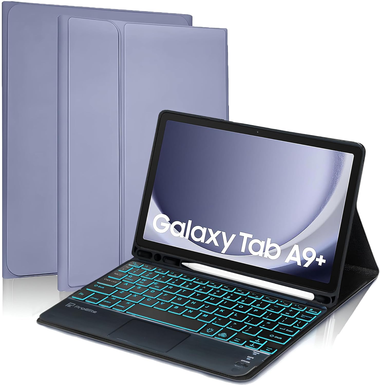Keyboard Samsung Tab S7 Plus Stand ProElite TouchPad Keyboard Case
