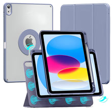 Load image into Gallery viewer, ProElite Case Cover for Apple iPad (A16) 11th/10th Generation (2025/2022) Case, Smart Detachable Magnetic Shockproof Case Cover for Apple iPad 11th/10th Generation with Pencil Holder, Lavender
