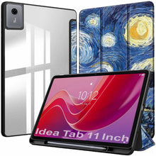 Load image into Gallery viewer, ProElite Cover for Lenovo idea Tab 11 inch 2025, Smart Flip Case Cover for Lenovo idea Tab 11 inch 2025 with Pen Holder, Starry Night [Transparent Back]
