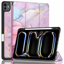 Load image into Gallery viewer, ProElite Case Cover for Apple iPad Pro 13 inch M4/M5 2024/2025 Cover, Pencil Case for iPad Pro 13 M4/M5 2024/2025 with Pencil Holder [Soft Flexible Case] Recoil Series - Marble Pink
