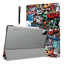 Load image into Gallery viewer, ProElite Cover for Xiaomi Mi Pad 7/7 Pro 11.2 inch Case Cover, Flip Case Cover for Xiaomi Mi Pad 7/7 pro 11.2 inch. with Transparent Back &amp; Stylus Pen [Auto Sleep Wake Support], Hippy
