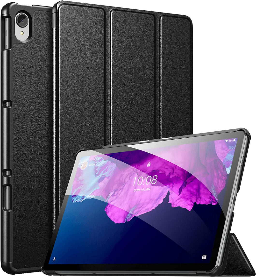 ProElite Smart Flip Case cover for Lenovo Tab P11/P11 Plus 11 inch TB-J606F/J606X, Black