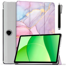 Load image into Gallery viewer, ProElite Case Cover for Oppo Pad SE 11 inch Case, Smart Flip Case Cover for Oppo Pad SE 11 inch Case Translucent Back with Stylus Pen [Auto Sleep Wake Feature], Marble Pink
