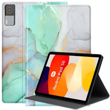 Load image into Gallery viewer, ProElite Book Cover Case for Redmi Pad SE 11 inch Cover, Smart Flip Case Book Cover for Redmi Pad SE 11 inch Tablet [Auto Sleep Wake Feature], Marble Green
