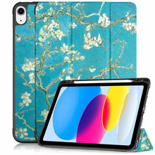 Load image into Gallery viewer, ProElite Case Cover for Apple iPad (A16) 11th/10th Generation (2025/2022), Smart Case for iPad 11th/10th Gen [Auto Sleep/Wake Cover] [Pencil Holder] [Soft Flexible Case] Recoil Series - Flowers
