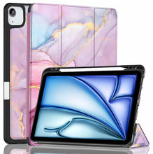 Load image into Gallery viewer, ProElite Case Cover for Apple iPad Air 13 M4/M3/M2 2026/2025/2024 &amp; Pro 12.9 inch Cover, Pencil Case for iPad Air 13 &amp; Pro 12.9 with Pencil Holder [Soft Flexible Case] Recoil Series - Marble Pink
