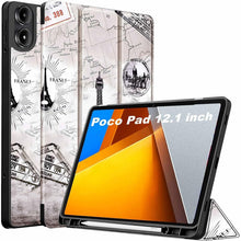 Load image into Gallery viewer, ProElite Cover for Poco Pad 12.1 inch Cover, Soft Flexible Flip Case Cover for Poco Pad 12.1 inch with Pen Holder, Support Auto Sleep Wake Feature, [Recoil Series] - Eiffel
