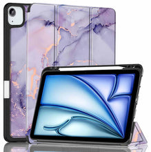 Load image into Gallery viewer, ProElite Case Cover for Apple iPad Air 13 M4/M3/M2 2026/2025/2024 &amp; Pro 12.9 inch Cover, Pencil Case for iPad Air 13 &amp; Pro 12.9 with Pencil Holder [Soft Flexible Case] Recoil Series - Marble Purple
