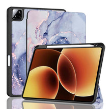 Load image into Gallery viewer, ProElite Cover for Xiaomi Mi Pad 8/Pad 8 Pro 11.2 inch Cover, Soft Flexible Flip Case Cover with Pen Holder for Mi Pad 8/Pad 8 Pro 11.2 inch, Support Auto Sleep Wake, [Recoil Series] - Marble Purple
