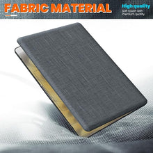 Load image into Gallery viewer, ProElite Case for MacBook Air 15 Case 2023 2024 2025 Release M4 M3 A3114 M2 A2941 with Touch ID, Fabric Material Hard Shell with Slim TPU Bumper and Fold Kickstand, Grey
