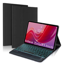 Load image into Gallery viewer, ProElite TouchPad Keyboard case for Lenovo idea Tab 11 inch 2025, Magnetic Detachable Wireless Bluetooth TouchPad Keyboard idea Tab 11 inch (Built-in 7-Colors Backlit), Black
