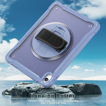 Load image into Gallery viewer, ProElite Cover for iPad (A16) 11th/10th Gen (2025/2022) Case, Rugged Shockproof Armor case for iPad 11th/10th Gen with Hand Grip and Rotating Kickstand (Transparent Back) with Should Strap, Lavender
