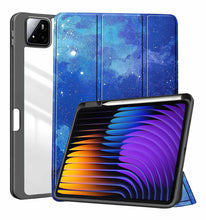 Load image into Gallery viewer, ProElite Cover for Xiaomi Mi Pad 7/7 Pro 11.2 inch case Cover, Transparent Flip Case for Xiaomi Mi Pad 7/7 Pro 11.2 inch with Pen Holder (Supports Auto Sleep Wake Function), Stars
