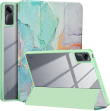 Load image into Gallery viewer, ProElite Case Cover for Redmi Pad SE 11 inch Cover, Transparent Flip Case for Redmi Pad SE 11 inch [Supports Auto Sleep Wake Function], Marble Green
