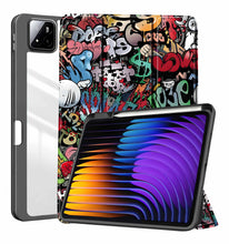 Load image into Gallery viewer, ProElite Cover for Xiaomi Mi Pad 7/7 Pro 11.2 inch case Cover, Transparent Flip Case for Xiaomi Mi Pad 7/7 Pro 11.2 inch with Pen Holder (Supports Auto Sleep Wake Function), Hippy
