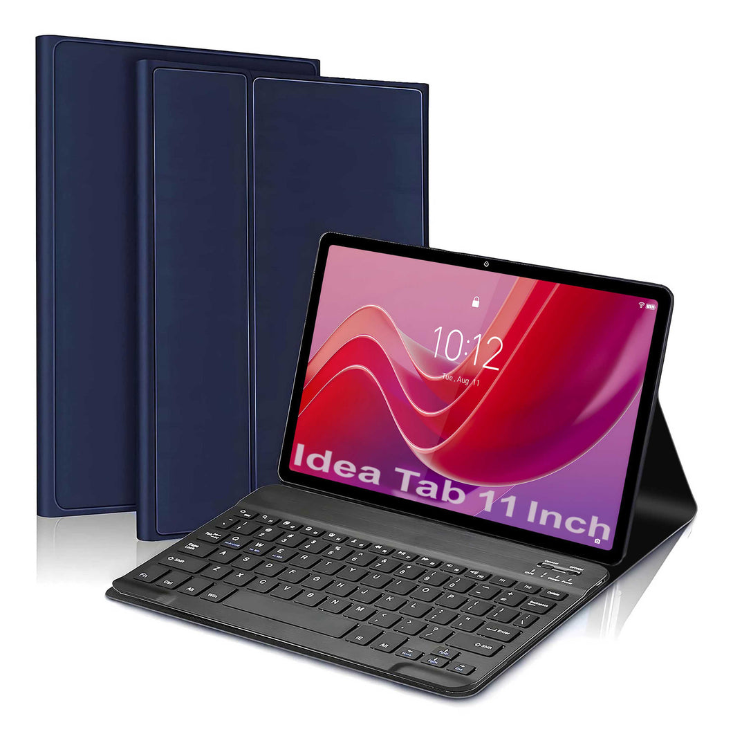 ProElite Keyboard Case for Lenovo idea Tab 11 inch 2025 Cover, Magnetic Detachable Wireless Bluetooth Keyboard for Lenovo idea Tab 11 inch 2025, Dark Blue