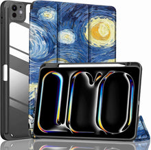 Load image into Gallery viewer, ProElite Case Cover for Apple iPad Pro 11 inch 2024/2025 M4/M5 5th/6th Gen Cover, Smart Flip Case for Apple iPad Pro 11 inch M4/M5, Transparent Smart Flip Cover with Pencil Holder, Starry Night
