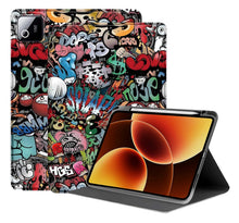 Load image into Gallery viewer, ProElite Book Cover Case for Xiaomi Mi Pad 8/Pad 8 Pro 11.2 inch case, Smart flip Book Cover for Mi Pad 8/Pad 8 Pro 11.2 inch with Pen Holder [Support Auto Sleep Wake Feature], Hippy
