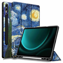 Load image into Gallery viewer, ProElite Cover for Galaxy Tab S9 FE Plus/S9 Plus/S10+ 12.4" Cover, Soft Flexible Flip Case Cover with S Pen Holder for Samsung Galaxy Tab S9/S9 Plus/S10+ 12.4 inch, [Recoil Series]- Starry Night
