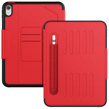 Load image into Gallery viewer, ProElite Cover Case for Apple iPad (A16) 11th/10th Gen (2025/2022) Case, Smart Magnetic Shockproof Protective Case with 5 Stable Stands with Pencil Holder for Apple iPad 11th/10th Gen, Red
