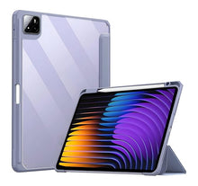 Load image into Gallery viewer, ProElite Cover for Xiaomi Mi Pad 7/7 Pro 11.2 inch case Cover, Transaprent Flip Case for Xiaomi Mi Pad 7/7 Pro 11.2 inch with Pen Holder (Supports Auto Sleep Wake Function), Lavender
