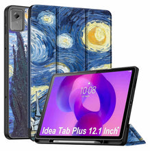 Load image into Gallery viewer, ProElite Cover for Lenovo Idea Tab Plus 12.1 inch 2025 case Cover, Soft Flexible Flip Case Cover for Lenovo Idea Tab Plus 12.1 inch 2025 [Recoil Series] - Starry Night
