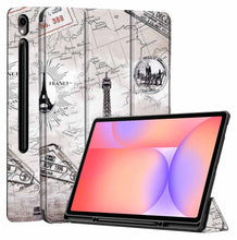 Load image into Gallery viewer, ProElite Cover for Samsung Galaxy Tab S10 Lite 10.9&quot;/ Tab S9 FE 10.9 inch/Tab S10 FE/Tab S9 11 inch Cover, Soft Flexible Flip Case Cover with S Pen Holder, Auto Sleep Wake, [Recoil Series] - Eiffel
