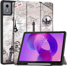 Load image into Gallery viewer, ProElite Cover for Lenovo idea Tab 11 inch 2025 case Cover, Soft Flexible Flip Case Cover for Lenovo idea Tab 11 inch 2025 with Pen Holder [Recoil Series] - Eiffel

