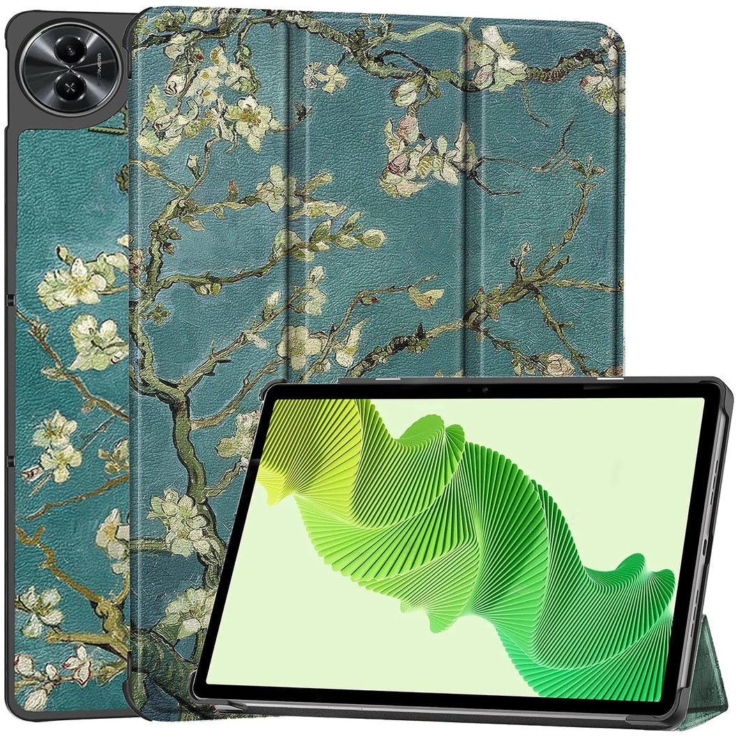 ProElite Cover for Realme Pad 2 Cover Case, Slim Trifold Flip case Cover for Realme Pad 2 11.5 inch Tablet, Flowers