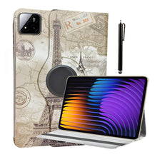 Load image into Gallery viewer, ProElite Cover for Xiaomi Mi Pad 8/8 Pro/Mi Pad 7/7 Pro 11.2 inch Case, 360 Rotatable Flip Case (Support Auto Sleep Wake), Eiffel
