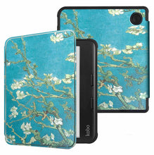 Load image into Gallery viewer, ProElite Cover Case for Kobo Libra 7 inch Cover Case, Smart Flip Case Cover for Kobo Libra 7 inch Support Auto Sleep Wake, Flowers
