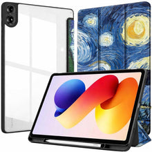 Load image into Gallery viewer, ProElite Cover for Xiaomi Redmi Pad 2 Pro 12.1 inch Cover Case, Smart Flip Case Cover for Xiaomi Redmi Pad 2 Pro 12.1 inch with S Pen Holder, Starry Night [Transparent Back]
