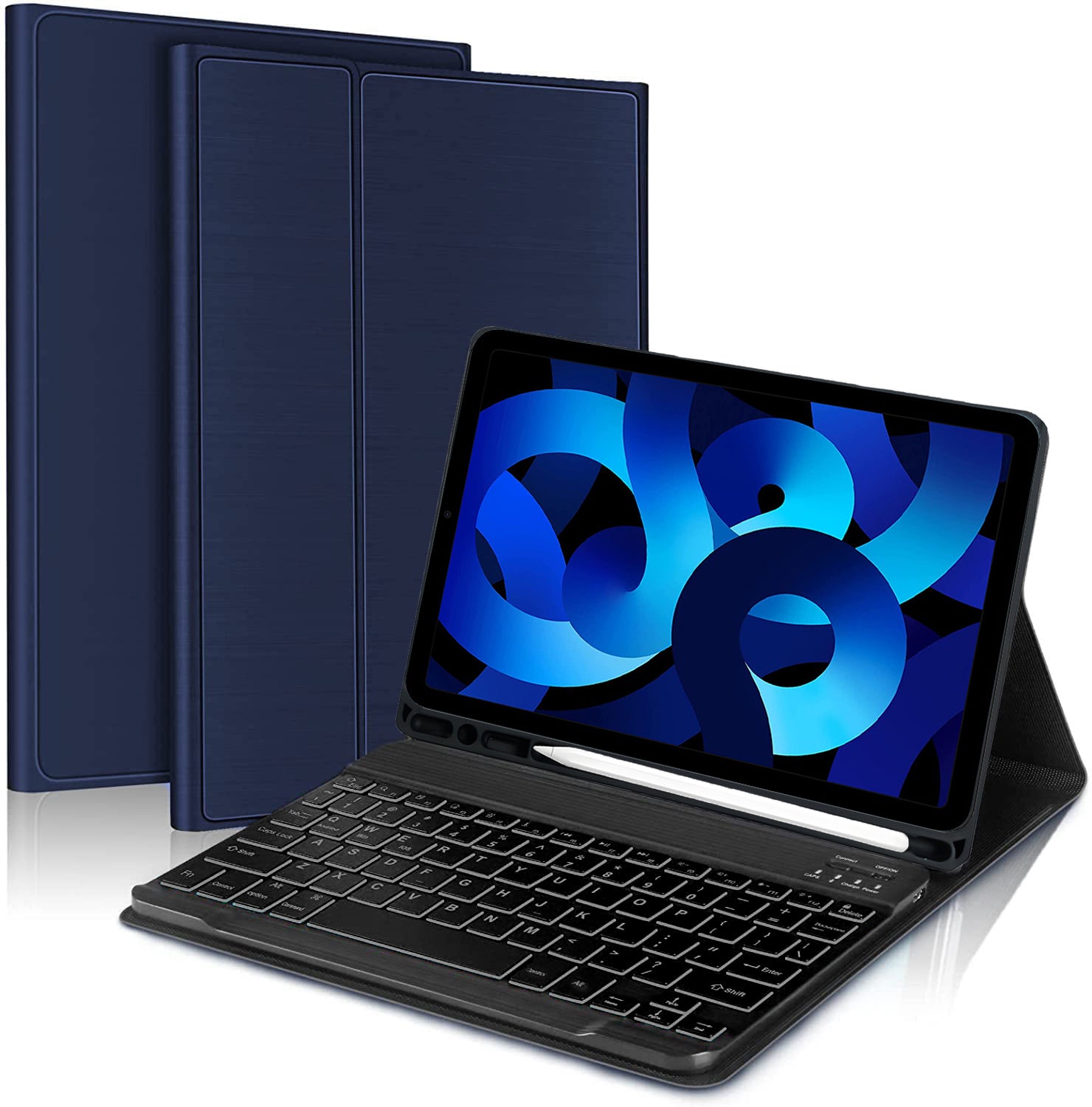 ProElite Detachable Wireless Bluetooth Keyboard Smart flip case